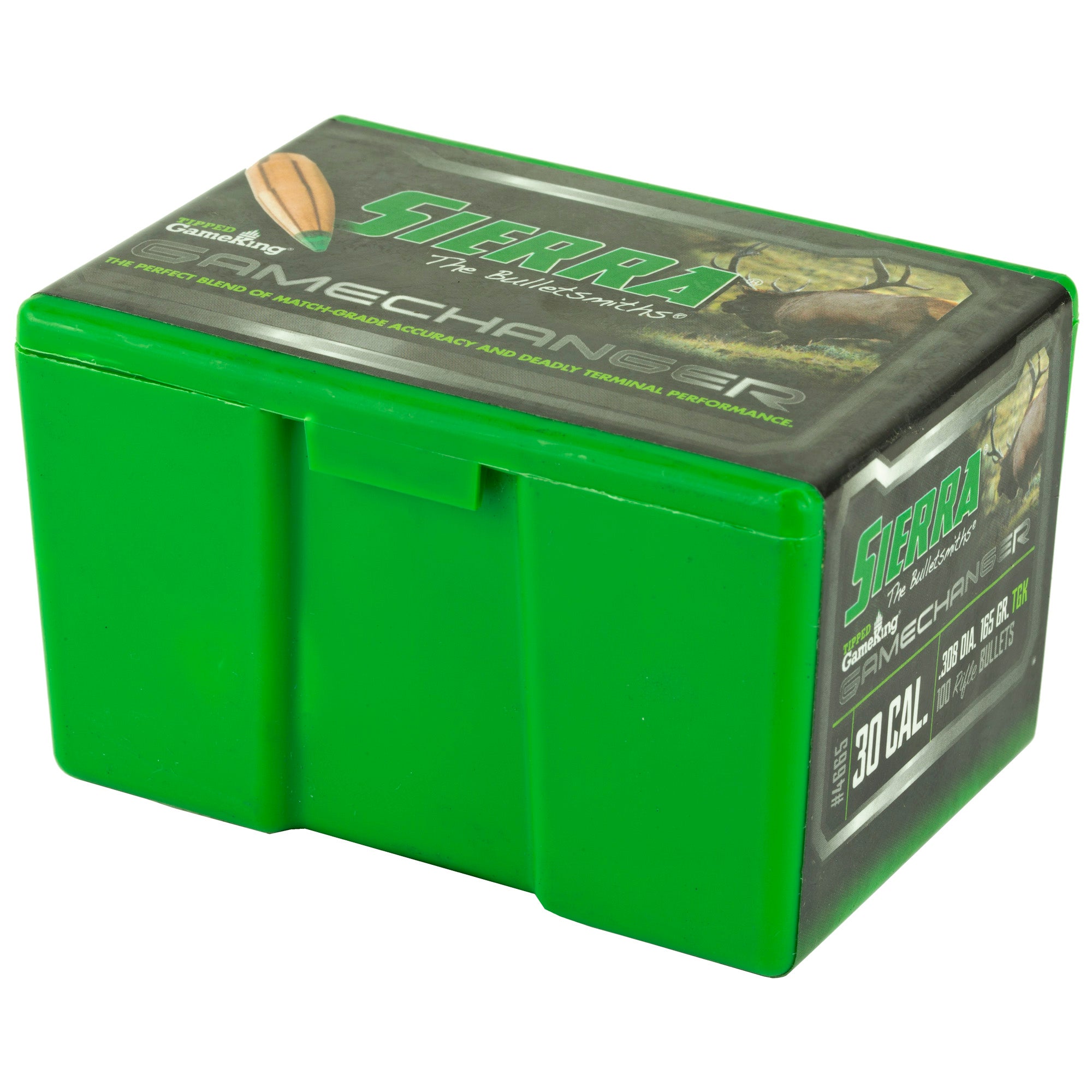 Sierra Bullets Tipped GameKing .308 165-Grain Ballistic Tip – 100 Rounds