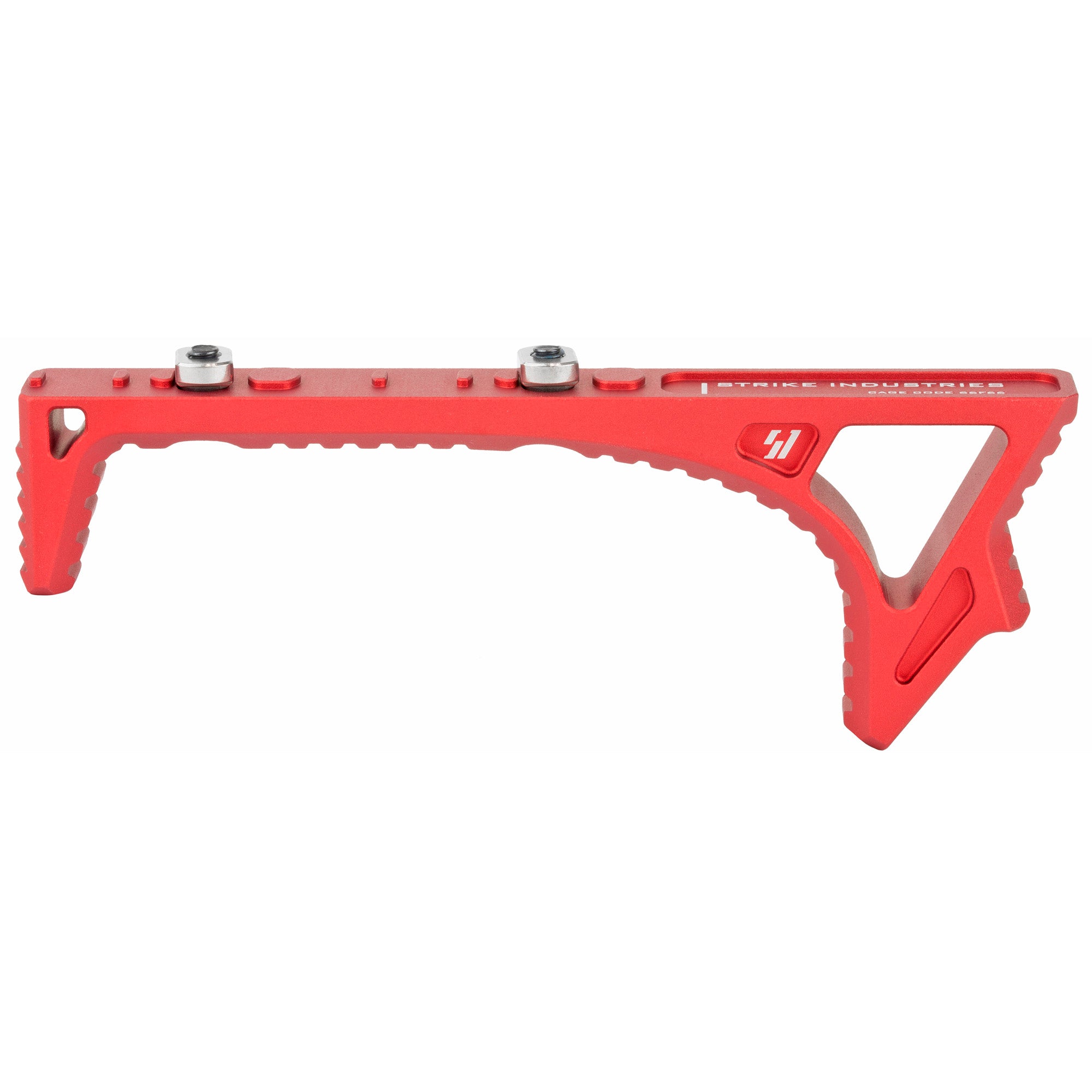 Strike Industries Link Curved Foregrip Red – M-LOK and Keymod Compatible Tactical Grip