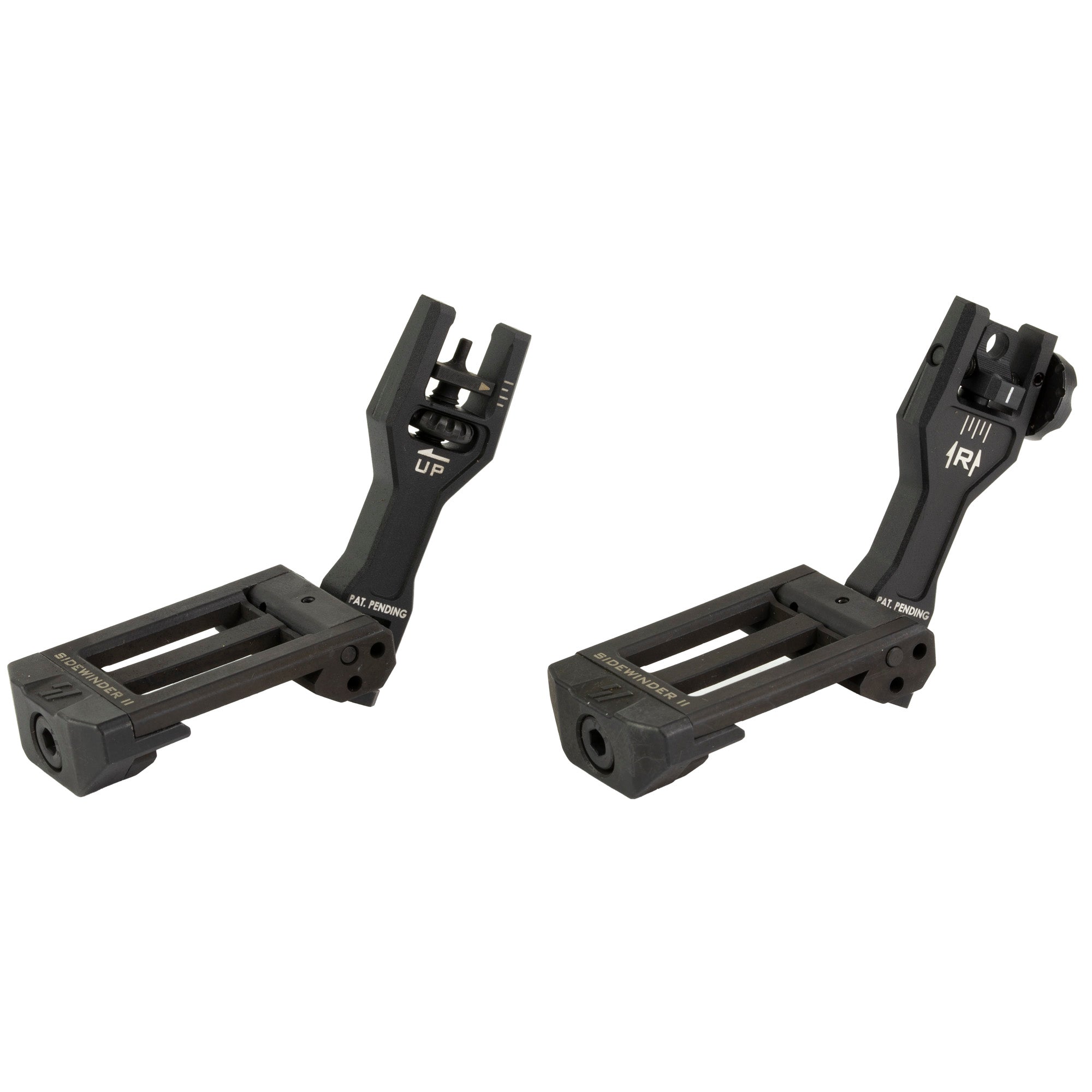 Strike Industries Sidewinder II Backup Iron Sights for Tactical and Shooting Applications
