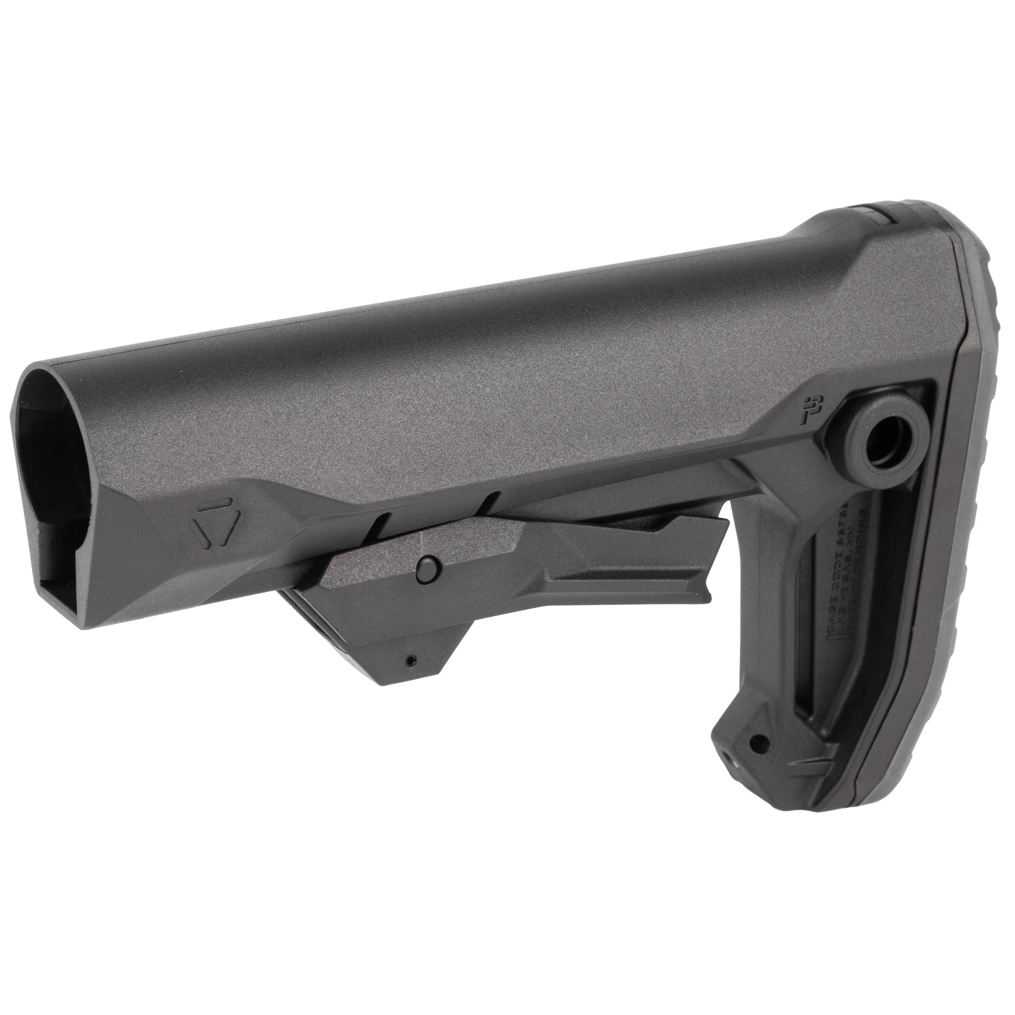 Strike Industries MOD2 Stock Black – Adjustable Rifle Stock with Wider Cheek Rest and Rubber Buttpad