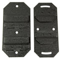 Skull Hooker Large Shoulder Flush Mount Wall Mount in Black – Model SKH-SFML-BLK