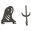 Skull Hooker Trophy Tree Arm and Prong Black - Wall Mount Add-On for Trophy Tree