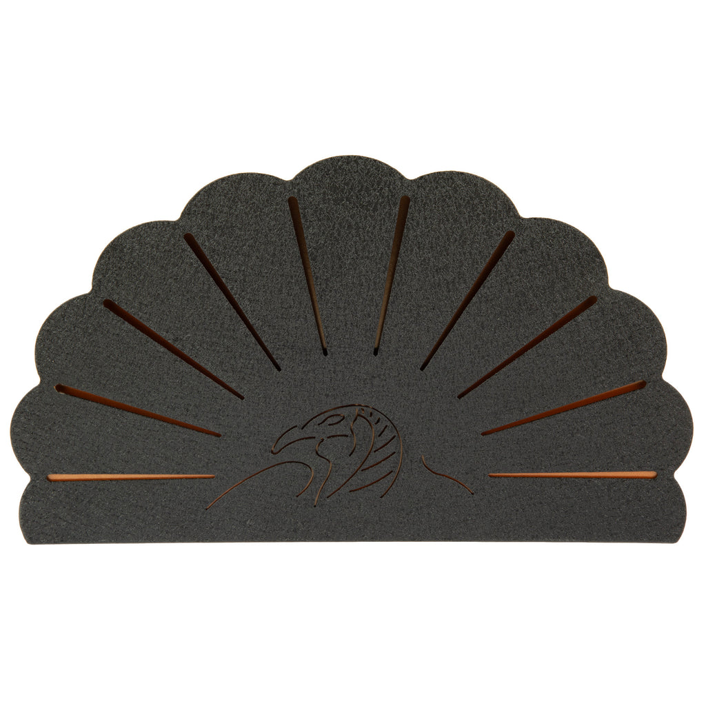 Skull Hooker Turkey Hooker Wall Mount Display in Black, Model SKH-TURK-ASSY-BLK