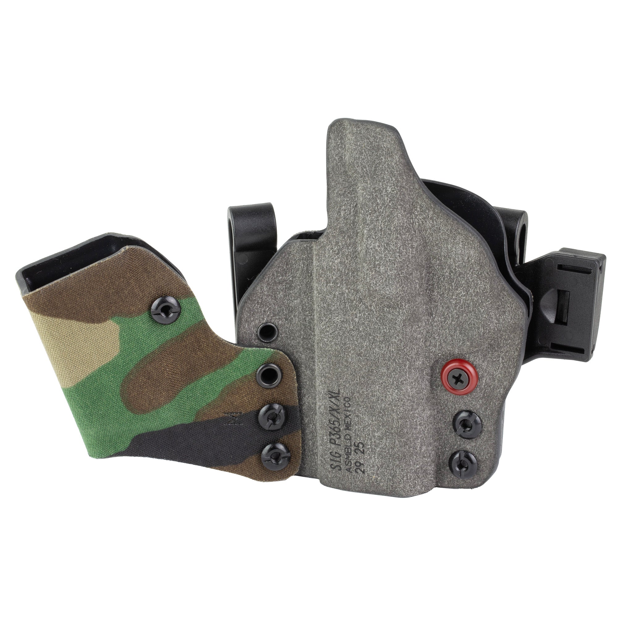 Safariland INCOG-X Inside Waistband Holster for Right-Hand Carry - M81 Woodland, Model INCOG-X