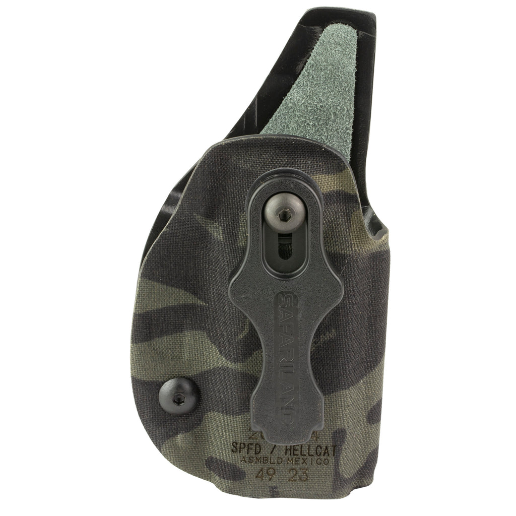 Safariland SL SPECIES Hellcat Holster in MultiCam Black – Inside Waistband Concealed Carry Solution