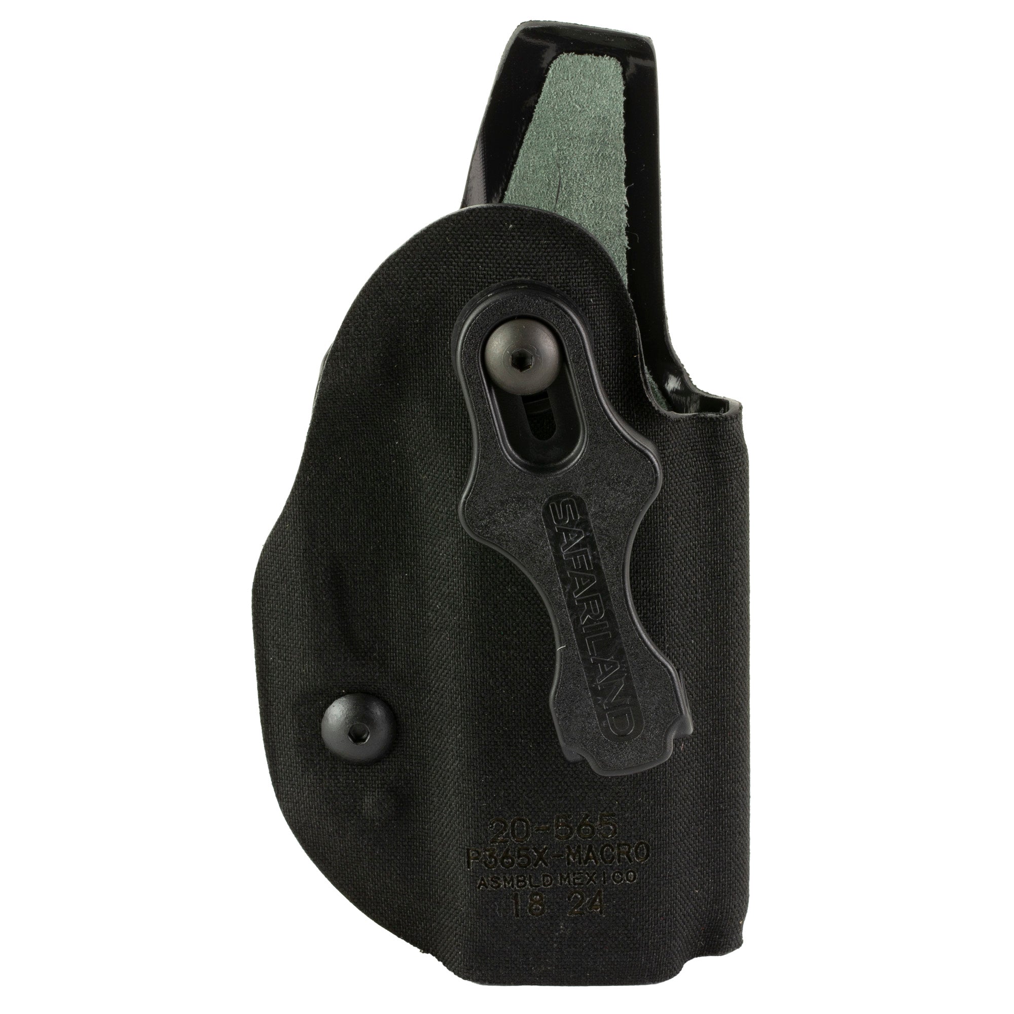 Safariland SL Species P365 X-Macro Inside Waistband Holster for Right Hand with Optic Compatibility in Black