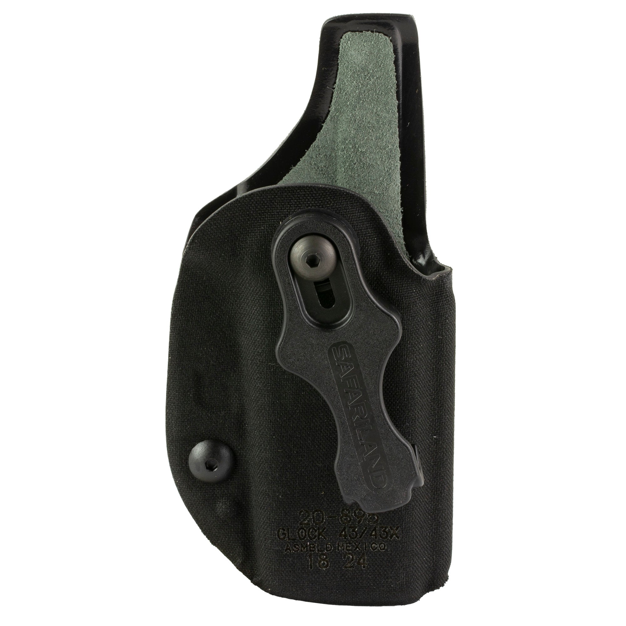 Safariland SL Species Inside Waistband Holster for Glock 43/43X, Right Hand, Black