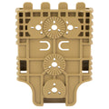 Safariland SL 6004 QLS Receiver Plate Flat Dark Earth – Compatible with QLS 19 Locking Fork