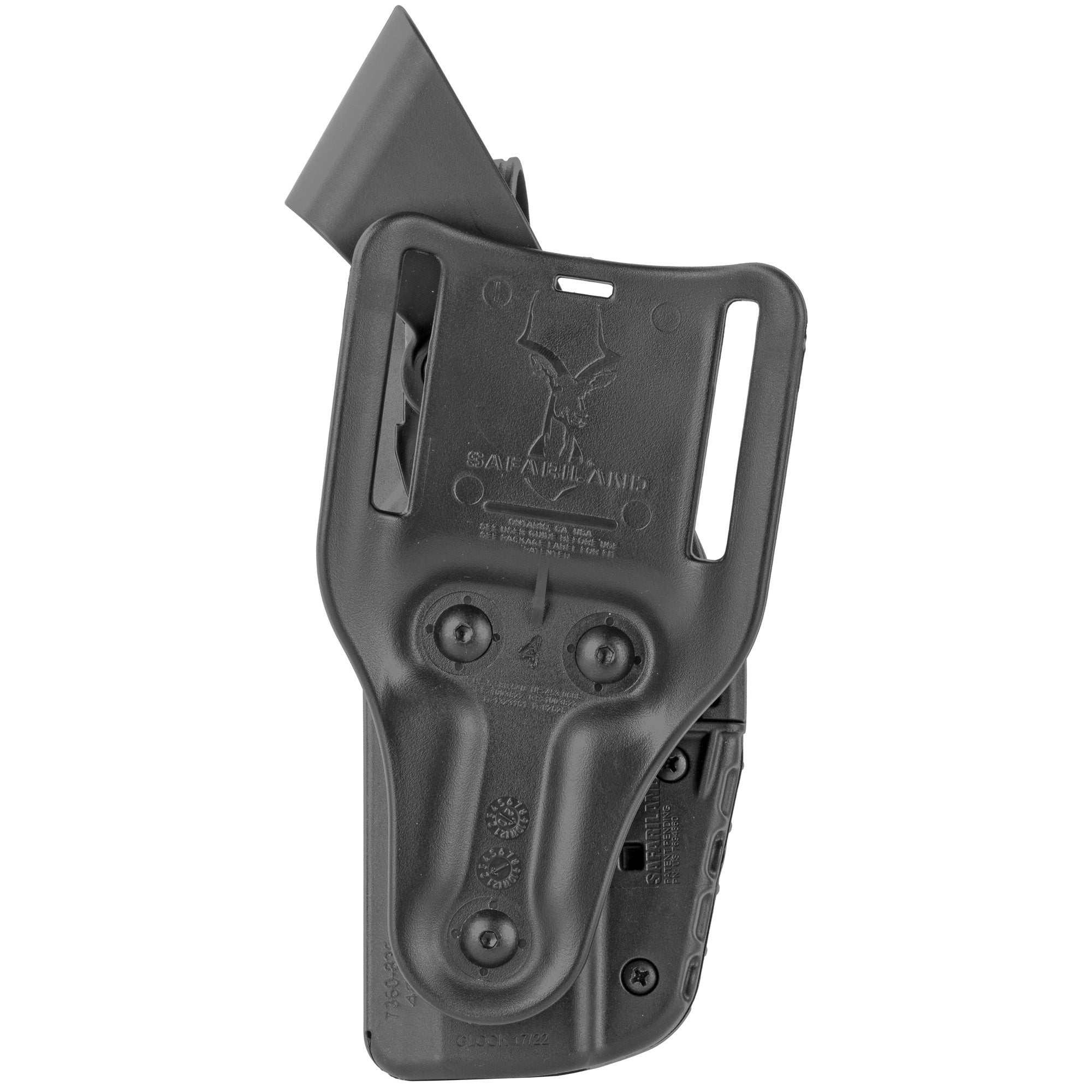 Safariland SL 7360 ALS/SLS Duty Holster for Glock 17, Right Hand, Black Polymer