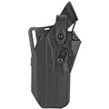 Safariland 7360RDS Mid-Ride Duty Holster for P320 with Red Dot Optics, Right Hand, Black Kydex