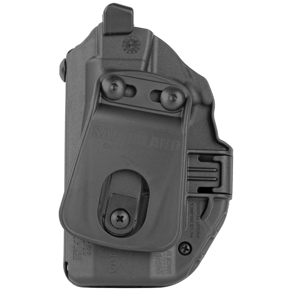 Safariland Model 7371 7TS ALS Open-Top Duty Holster for Sub-Compact Firearms, Right Hand, Black