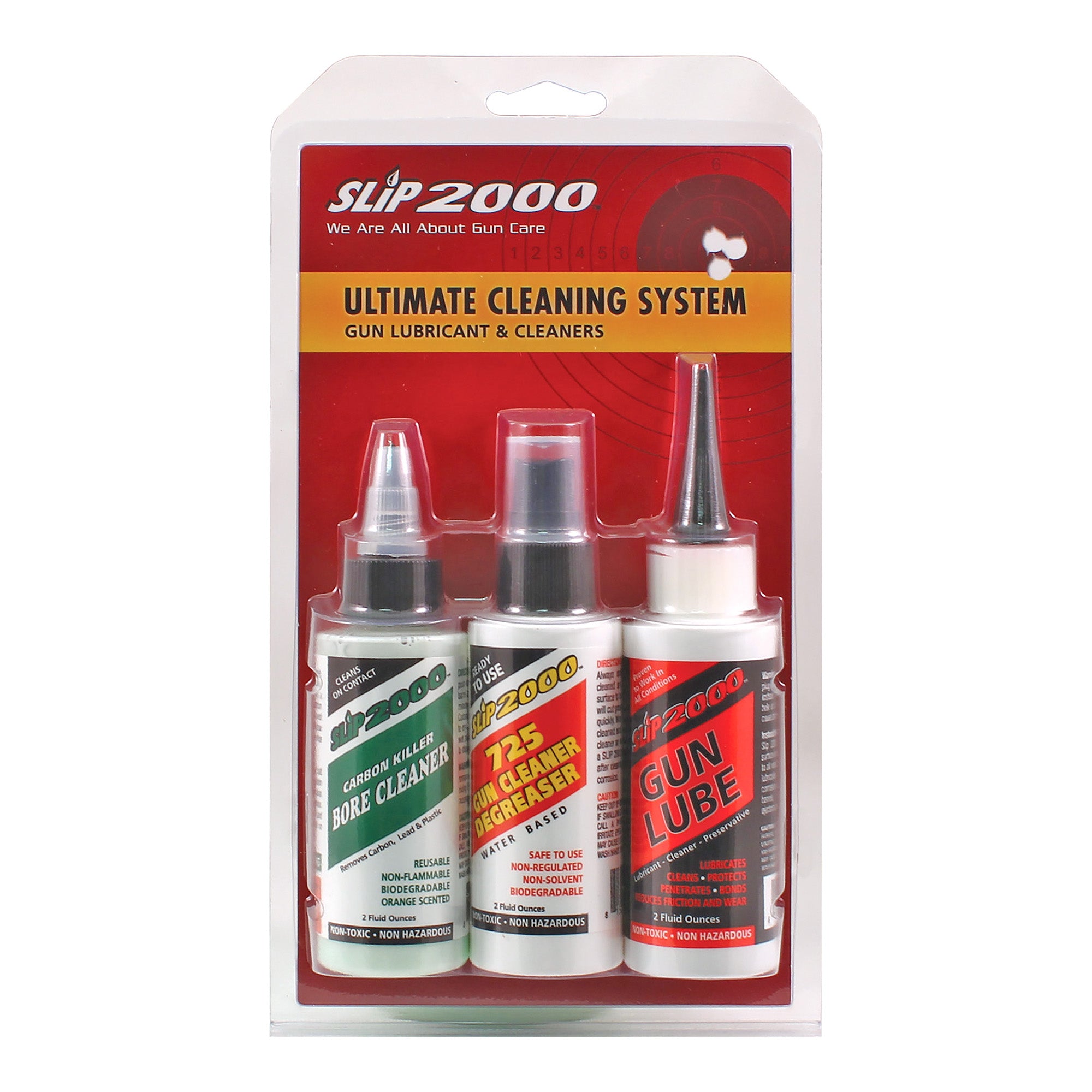 Slip 2000 UCS Combo Pack 2oz - Non-Toxic, Biodegradable Gun Cleaner and Lubricant