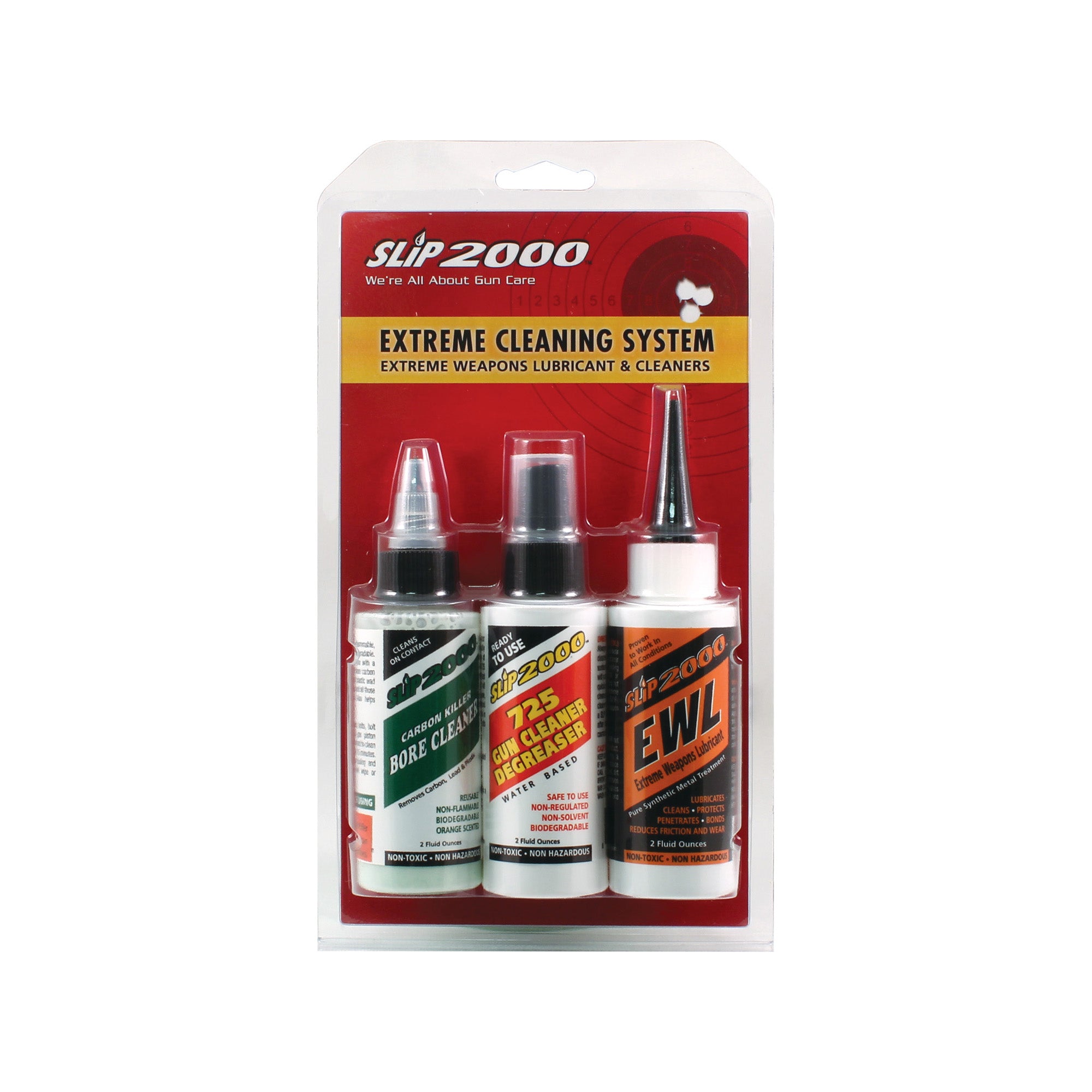 Slip 2000 ECS Combo Pack 2oz - Biodegradable Gun Lubricant and Cleaner by Slip 2000