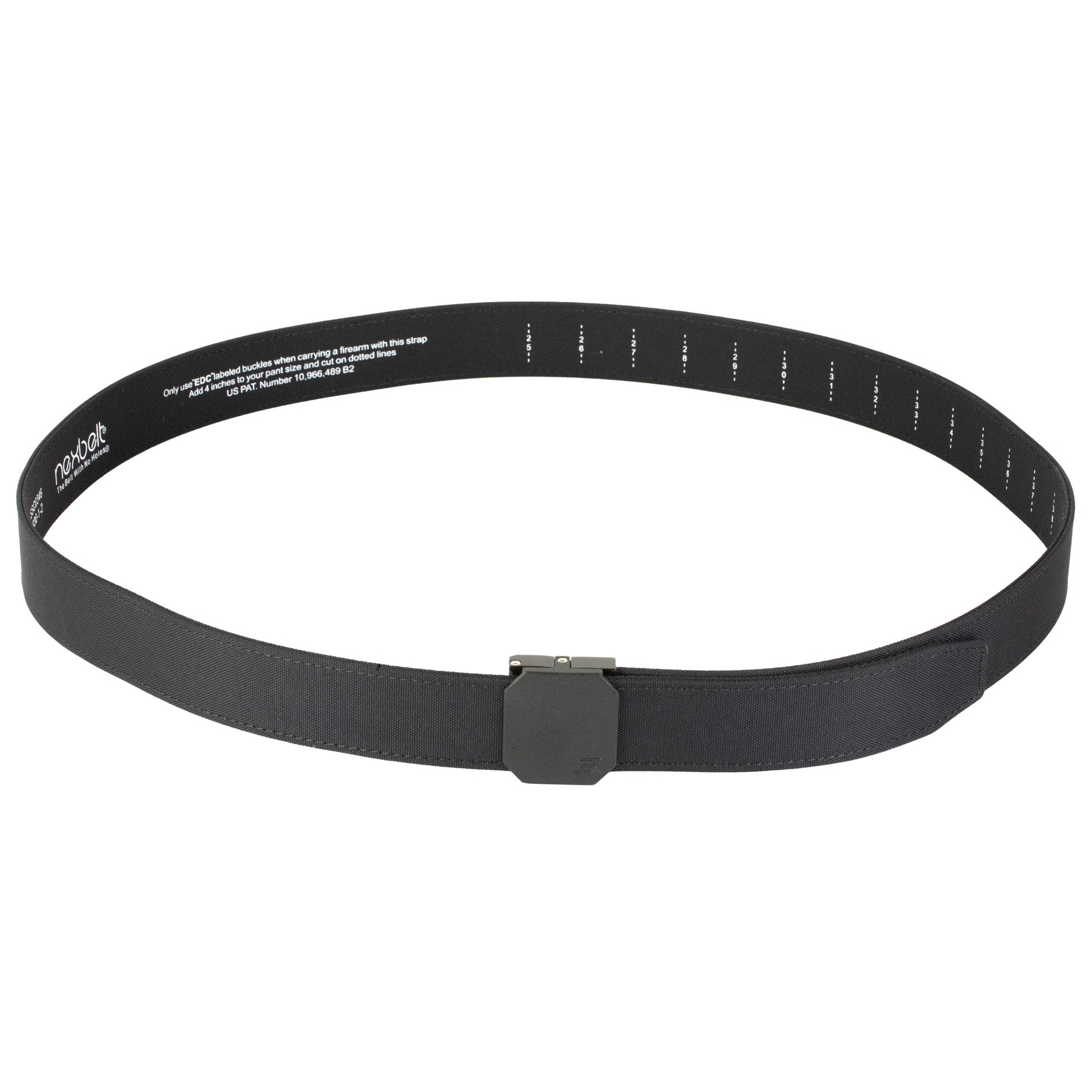 Safariland EDC NexBelt Nylon Belt Up to Size 50 in Black