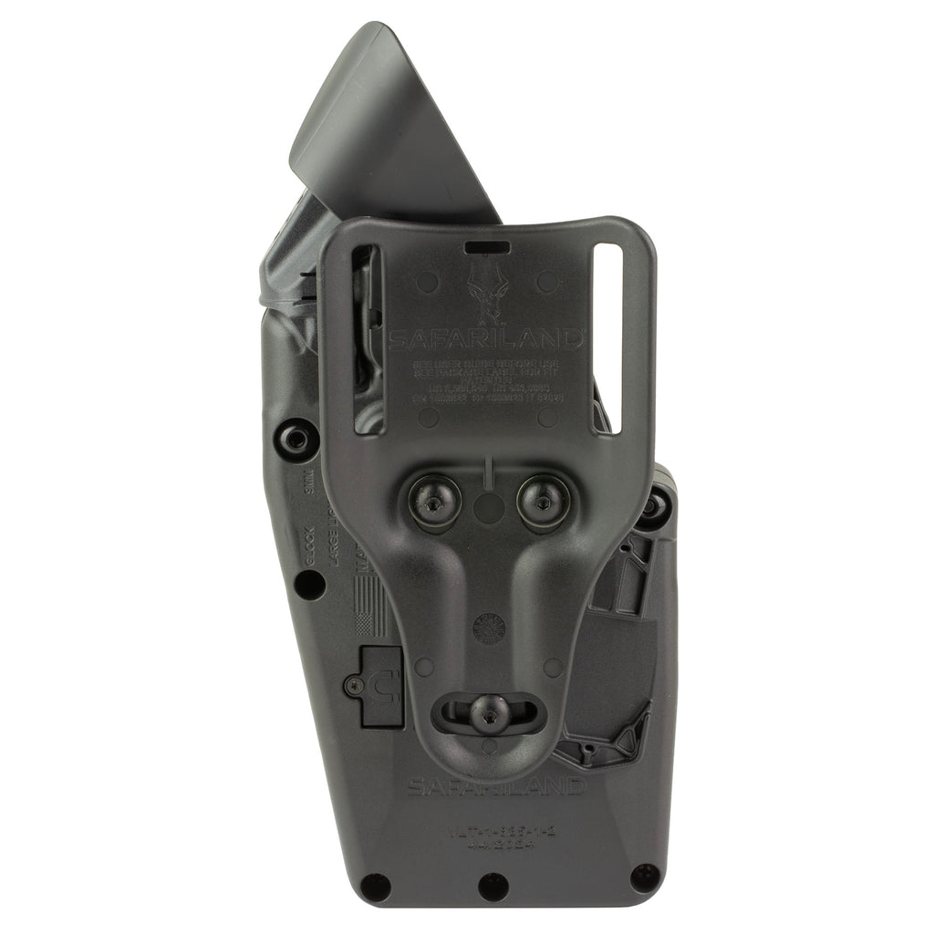 Safariland SL Vault Outside Waistband Holster for Glock 17/19 with TLR1 – Right Hand, Black Laminate