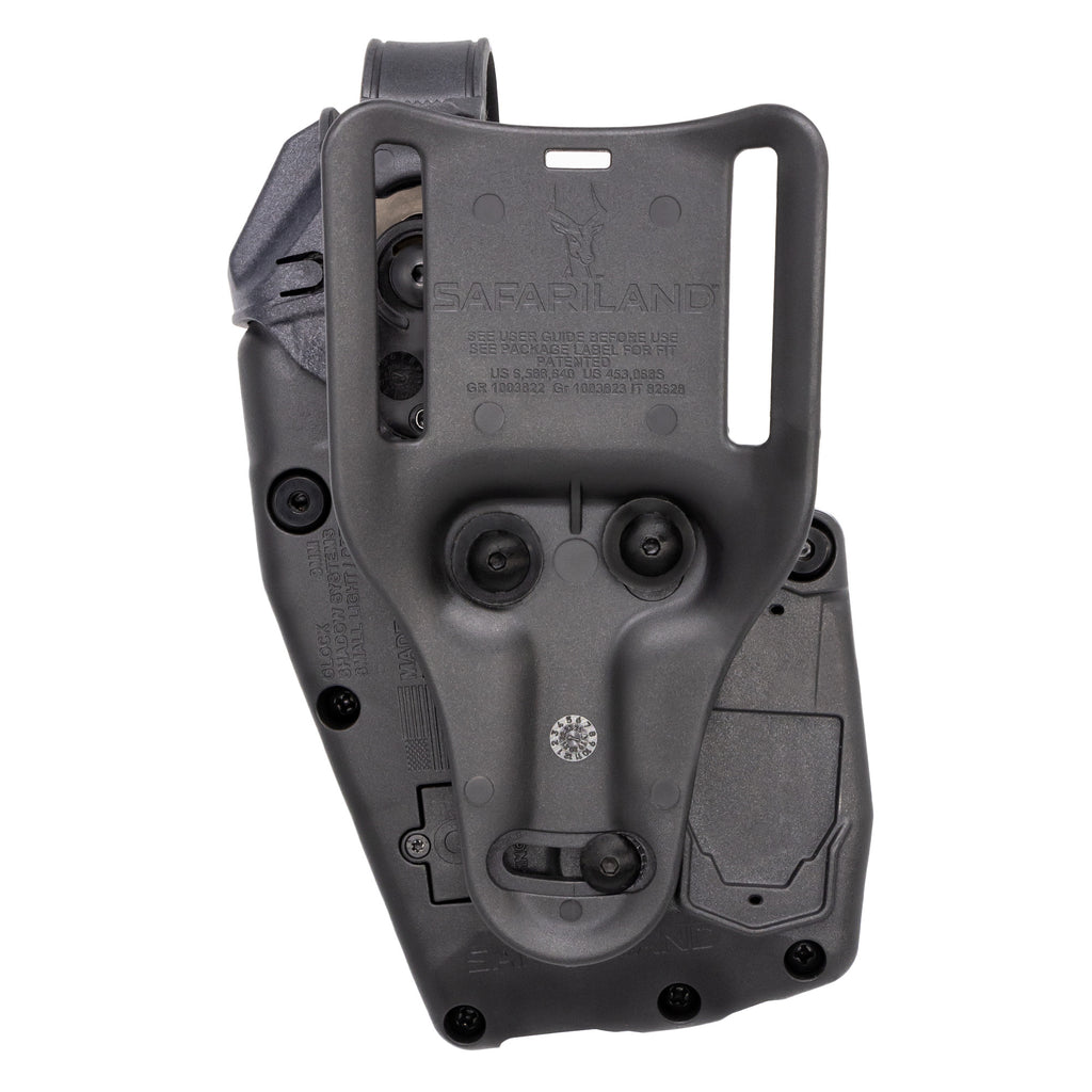 Safariland SL Vault Outside Waistband Holster for Glock 17/19 with TLR1, Right Hand - Black Laminate