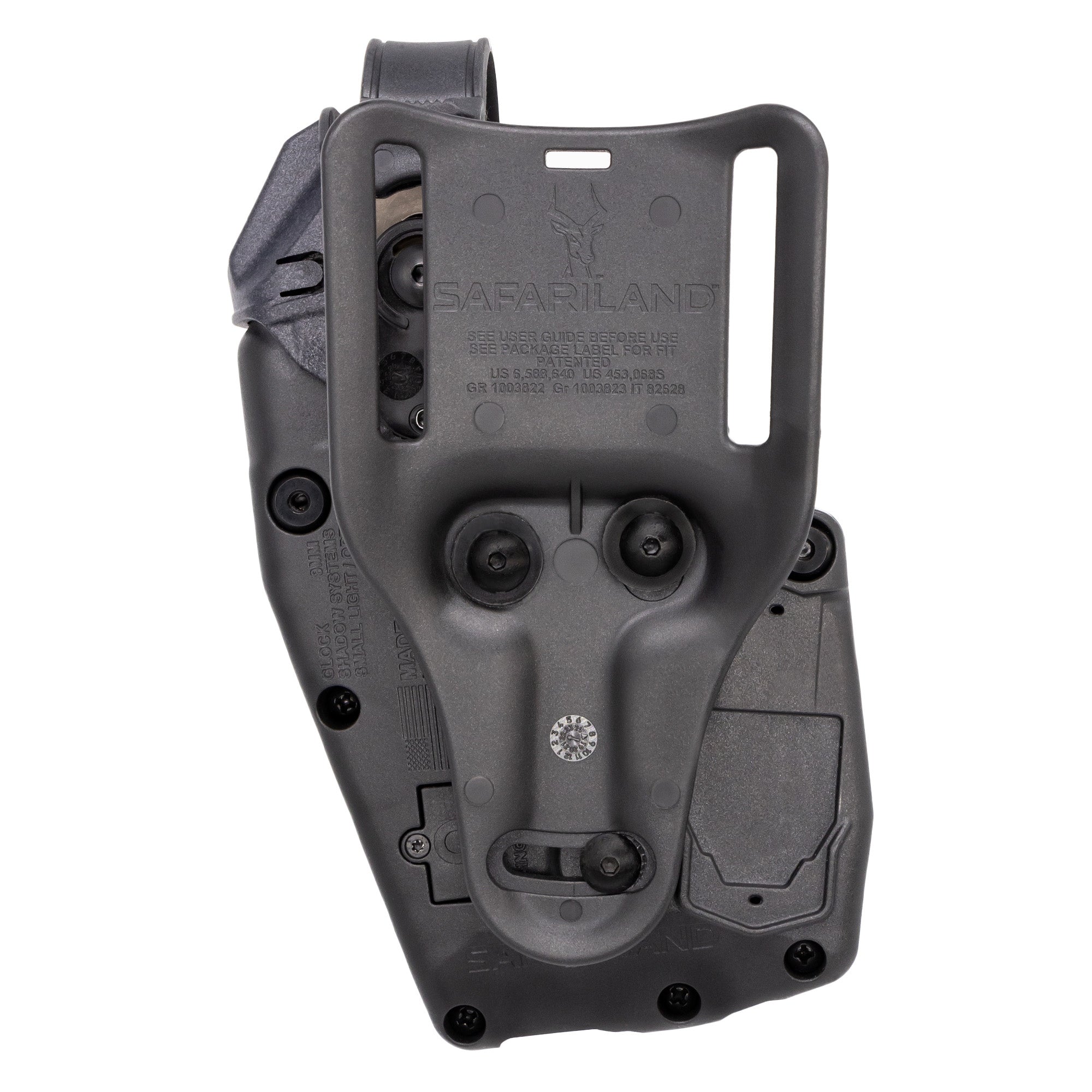 Safariland SL Vault Outside Waistband Holster for Glock 17/19 with TLR1, Right Hand - Black Laminate