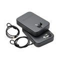 SnapSafe Large Lock Box 2-Pack Keyed - Secure Black Safe for Home and Vehicle Storage