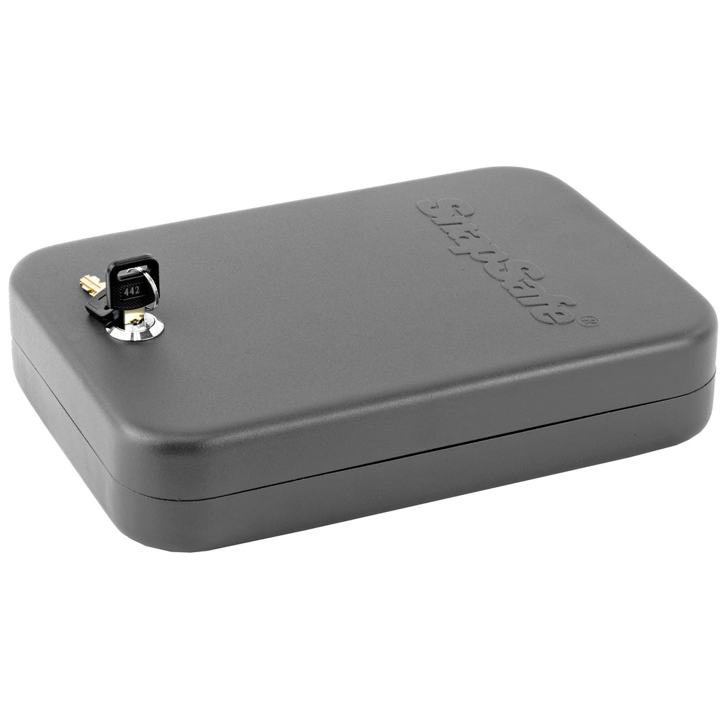 SnapSafe XL Lock Box Keyed - Secure Black Safe for Valuables and Documents