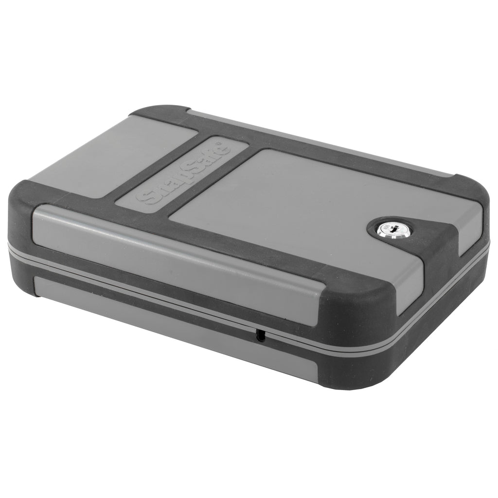 SnapSafe Treklite XL Lock Box Keyed - Secure Black and Gray Safe with Key Lock