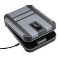 SnapSafe TrekLite XL Lock Box TSA - Heavy-Duty Secure Storage in Black and Gray