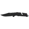 SOG Knives & Tools Trident AT Blackout Folding Knife – 3.75-Inch D2 Steel Blade with Assisted Opening and Safety Features