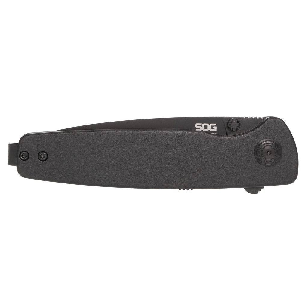 SOG Twitch III 3.1-Inch Assisted Folding Knife with 154CM Steel Blade, Black