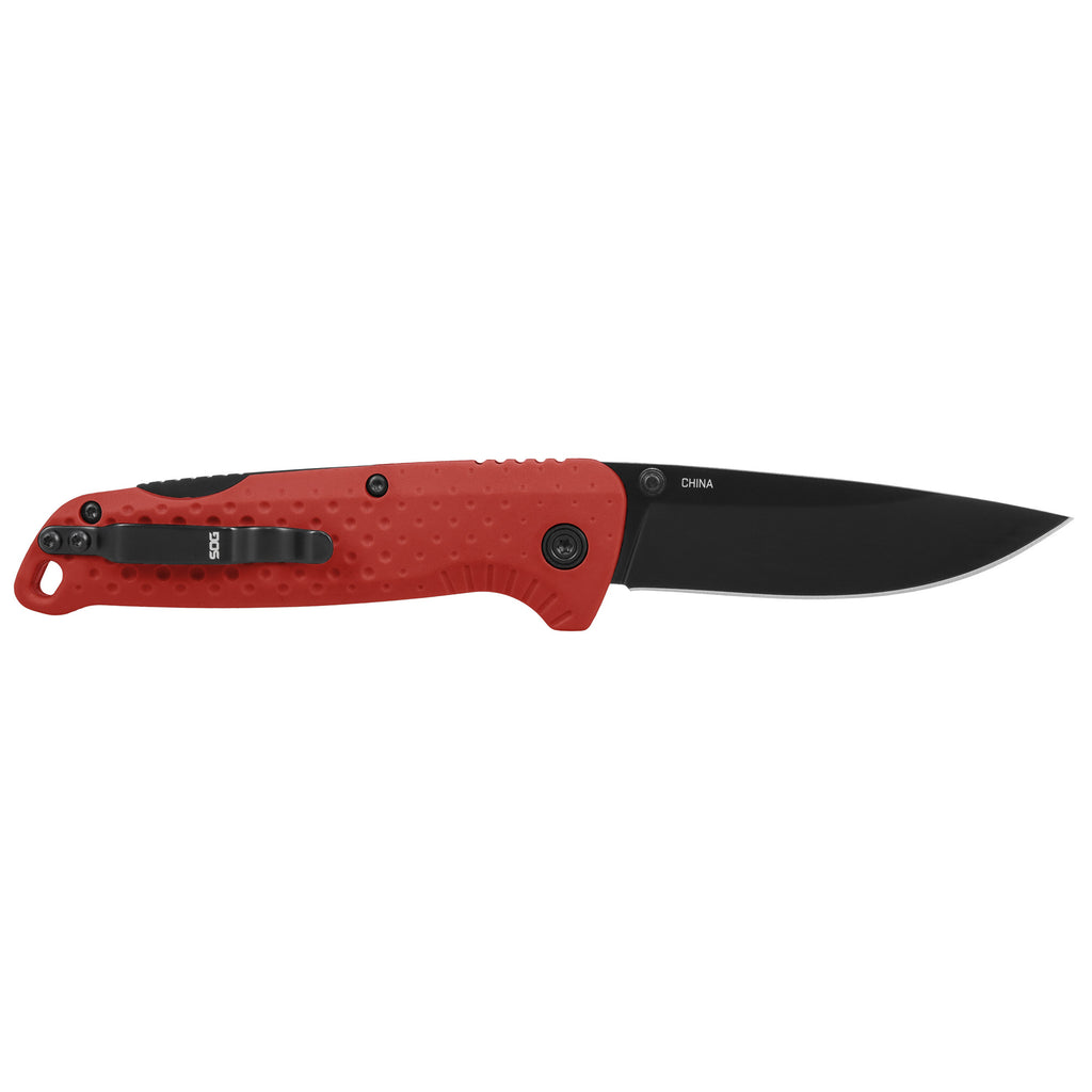 SOG Knives & Tools Adventurer LB 3.5 Inch Folding Knife with Lockback Mechanism
