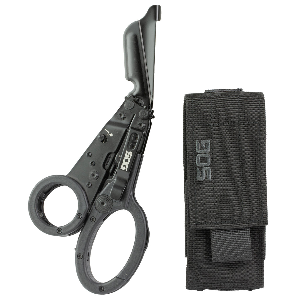 SOG ParaShears Black Multi-Tool with Sheath for First Responders