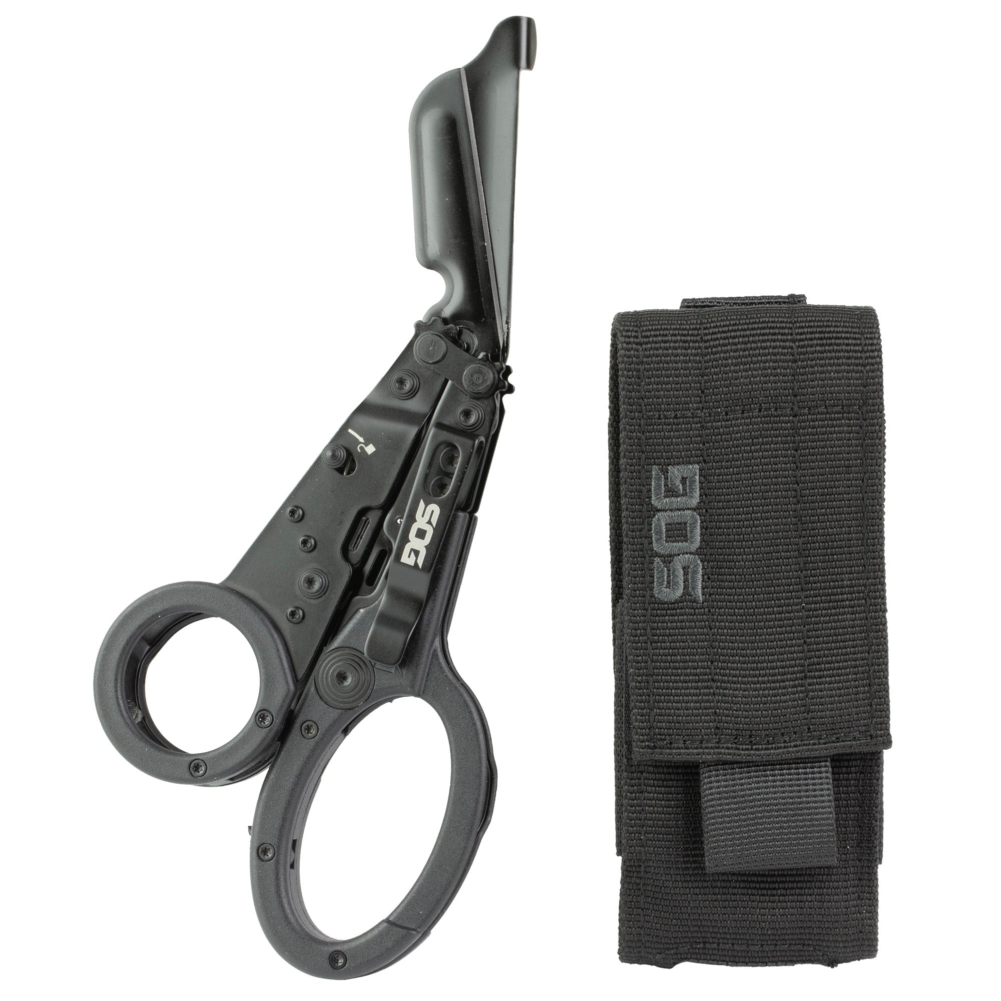 SOG ParaShears Black Multi-Tool with Sheath for First Responders