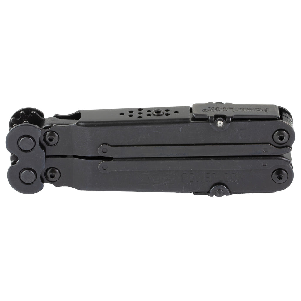 SOG PowerLock EOD Black Multi-Tool with Hard Wire Cutter and Compound Leverage Technology