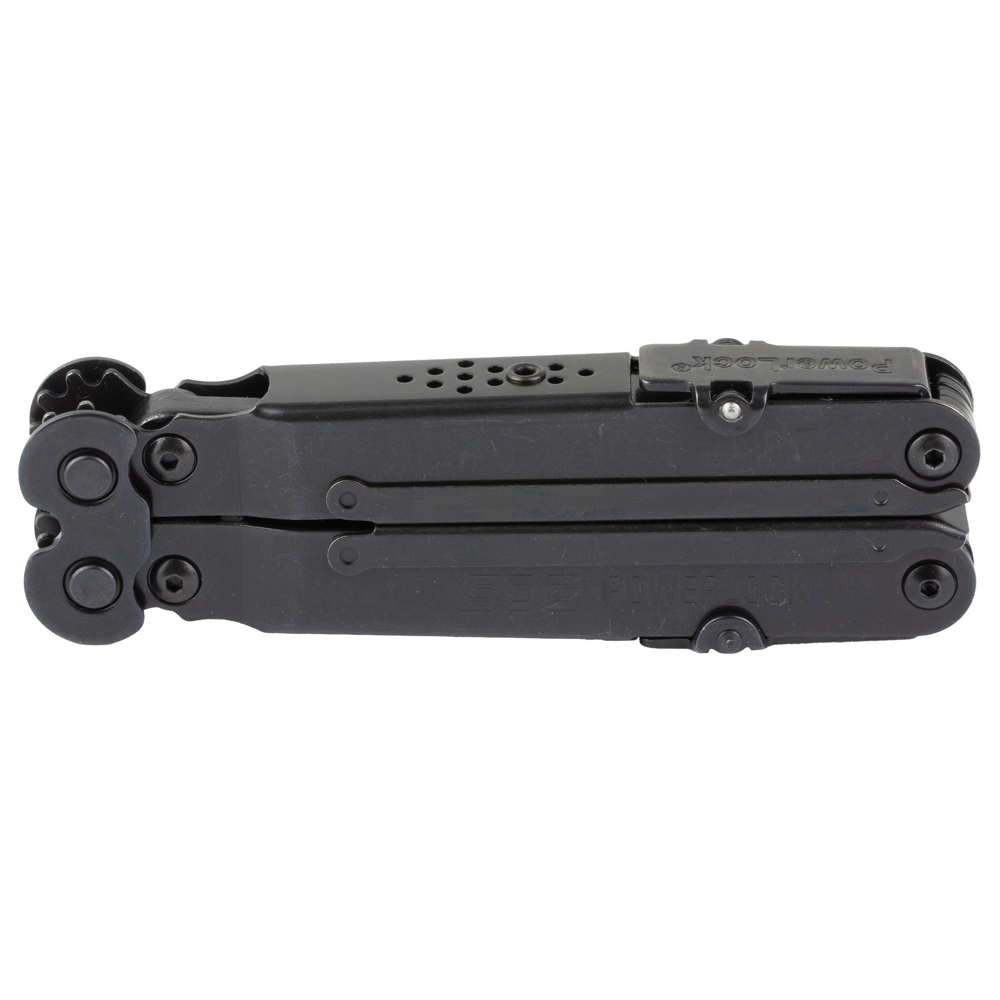 SOG PowerLock EOD Black Multi-Tool with Hard Wire Cutter and Compound Leverage Technology