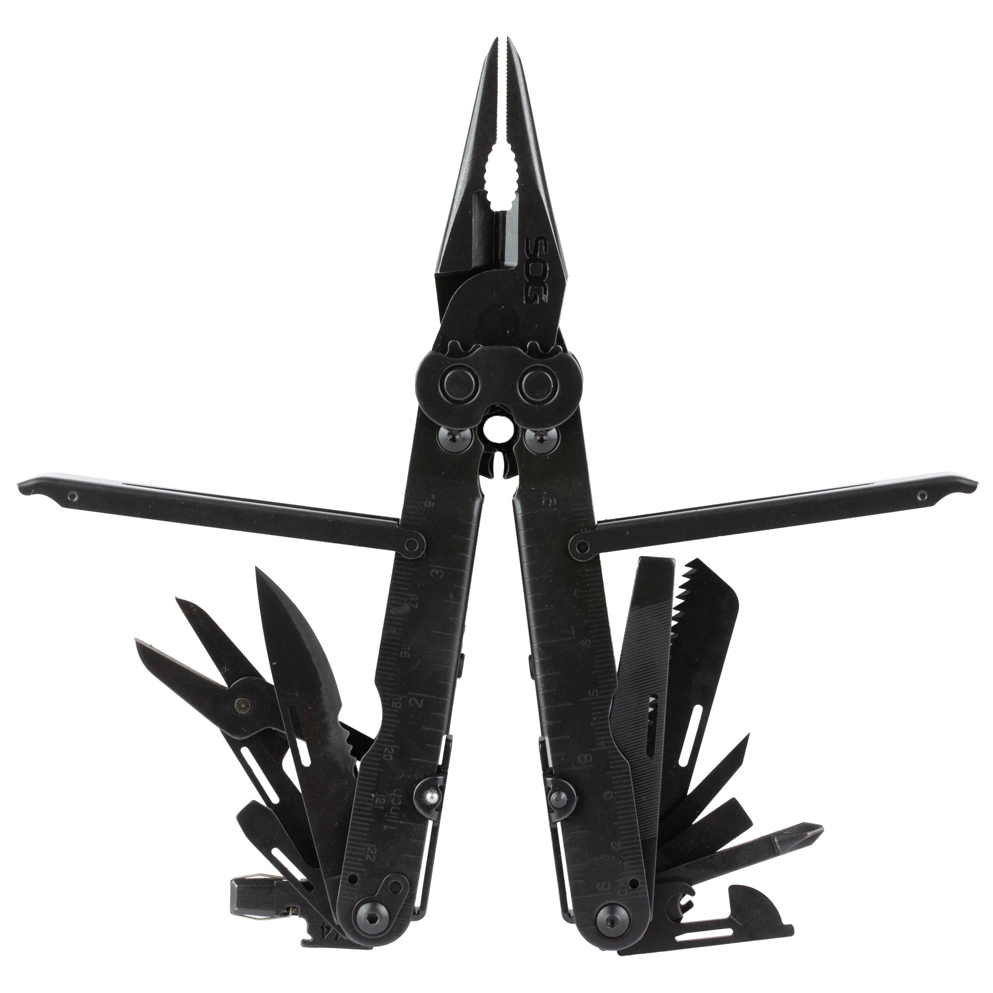 SOG PowerLock EOD Black Multi-Tool with Hard Wire Cutter and Compound Leverage Technology