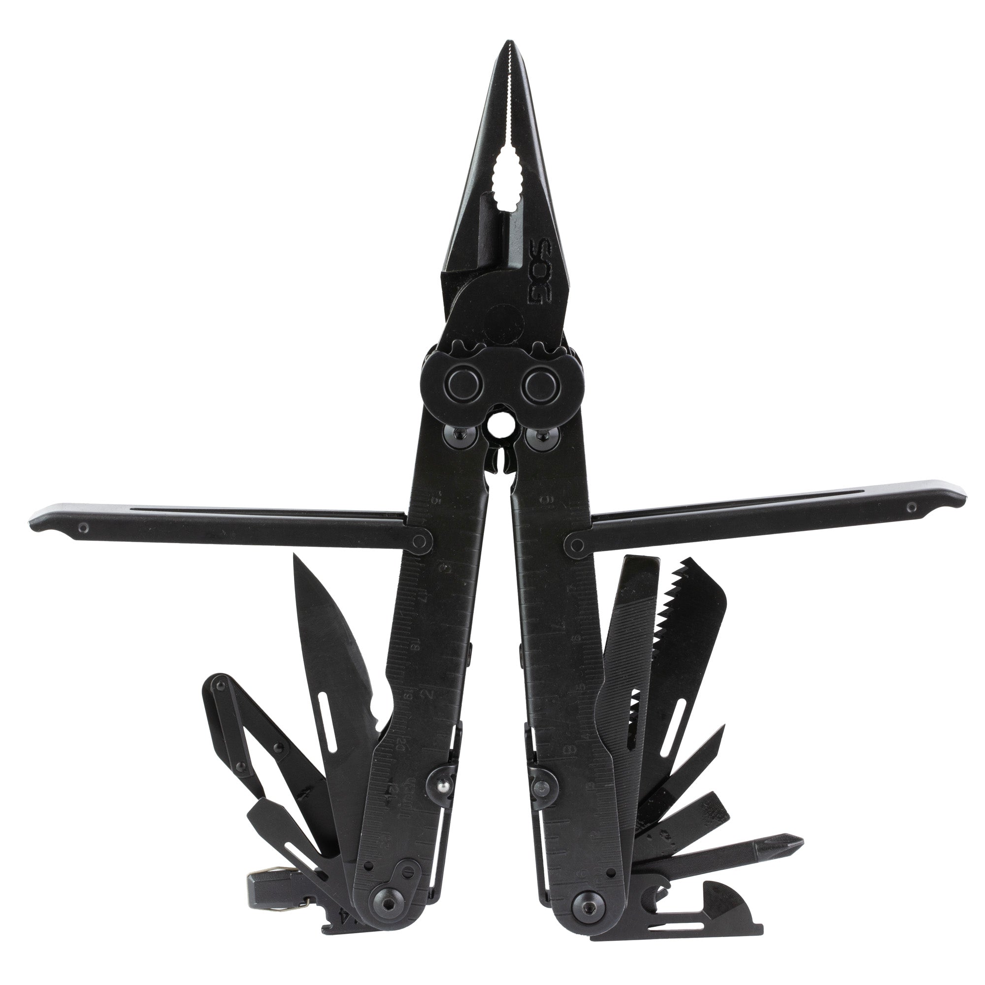 SOG PowerLock EOD Multi-Tool in Black with 420 Stainless Steel Construction