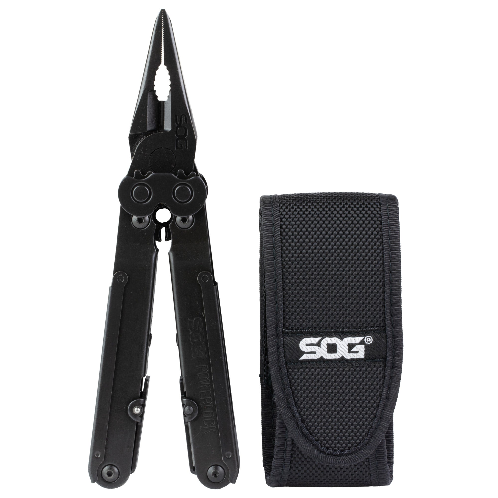SOG PowerLock EOD Multi-Tool in Black with 420 Stainless Steel Construction