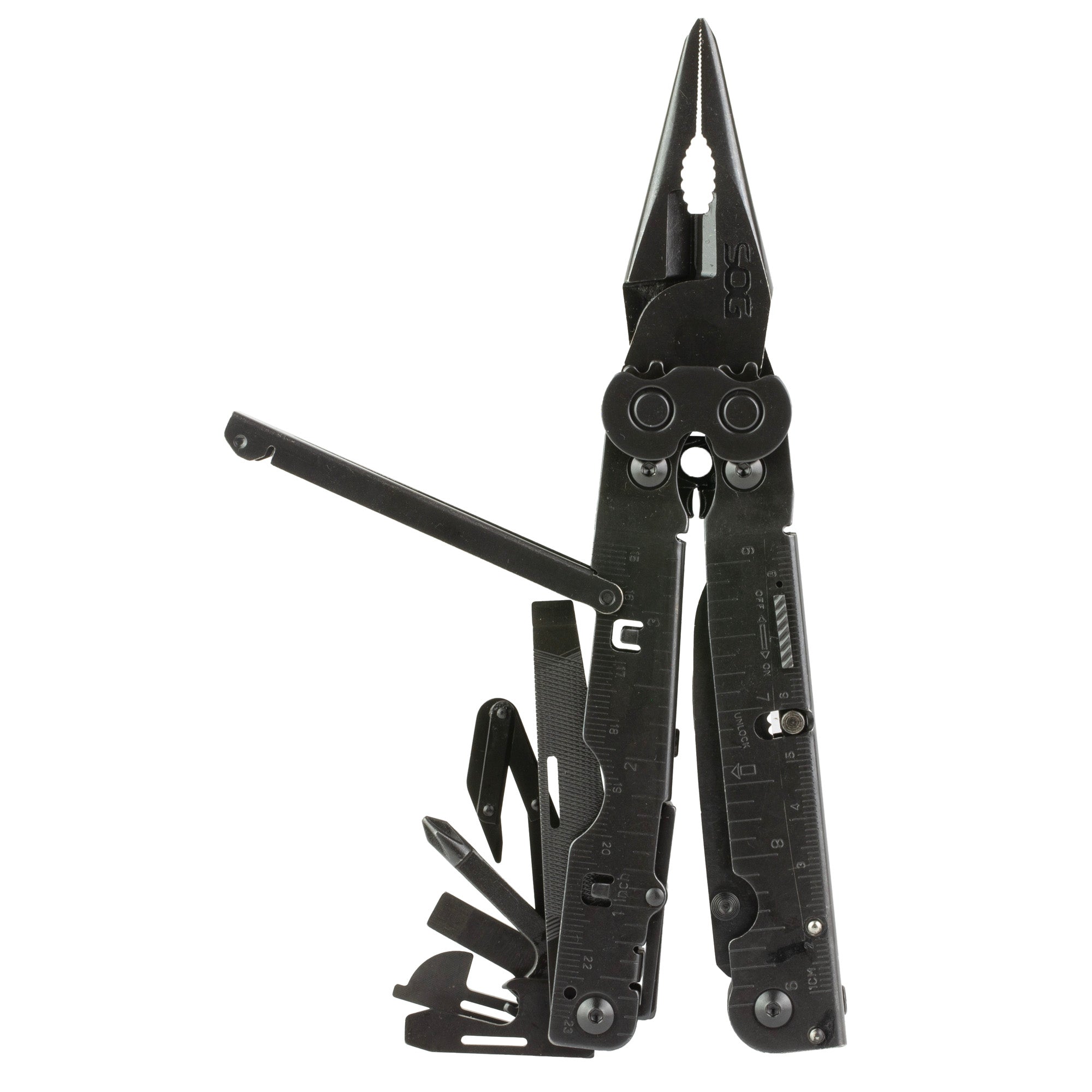 SOG PowerAssist Multi-Tool with Dual S.A.T. Blades and Heavy-Duty Features