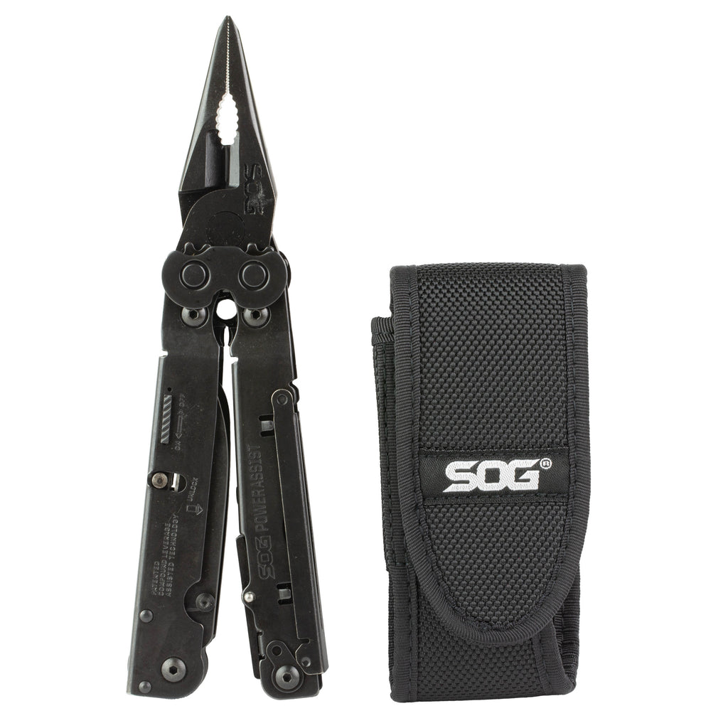 SOG PowerAssist Multi-Tool with Dual S.A.T. Blades and Heavy-Duty Features