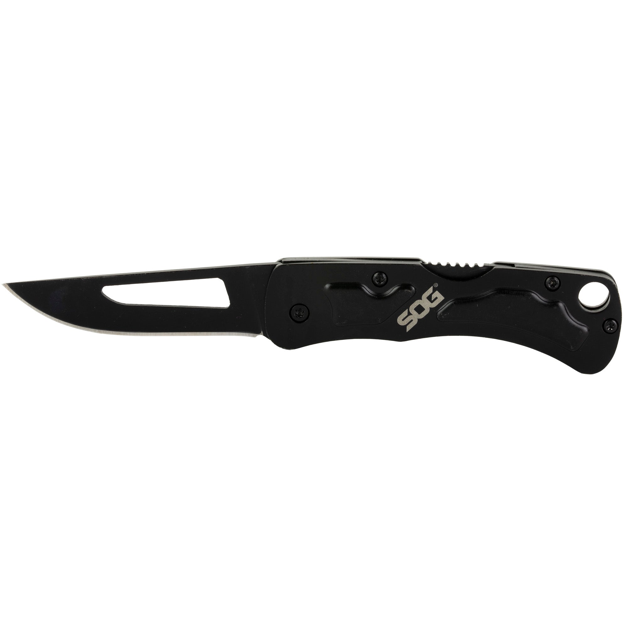 SOG Knives & Tools Centi II Folding Knife with 2.1-Inch AUS 8 Steel Blade, Black