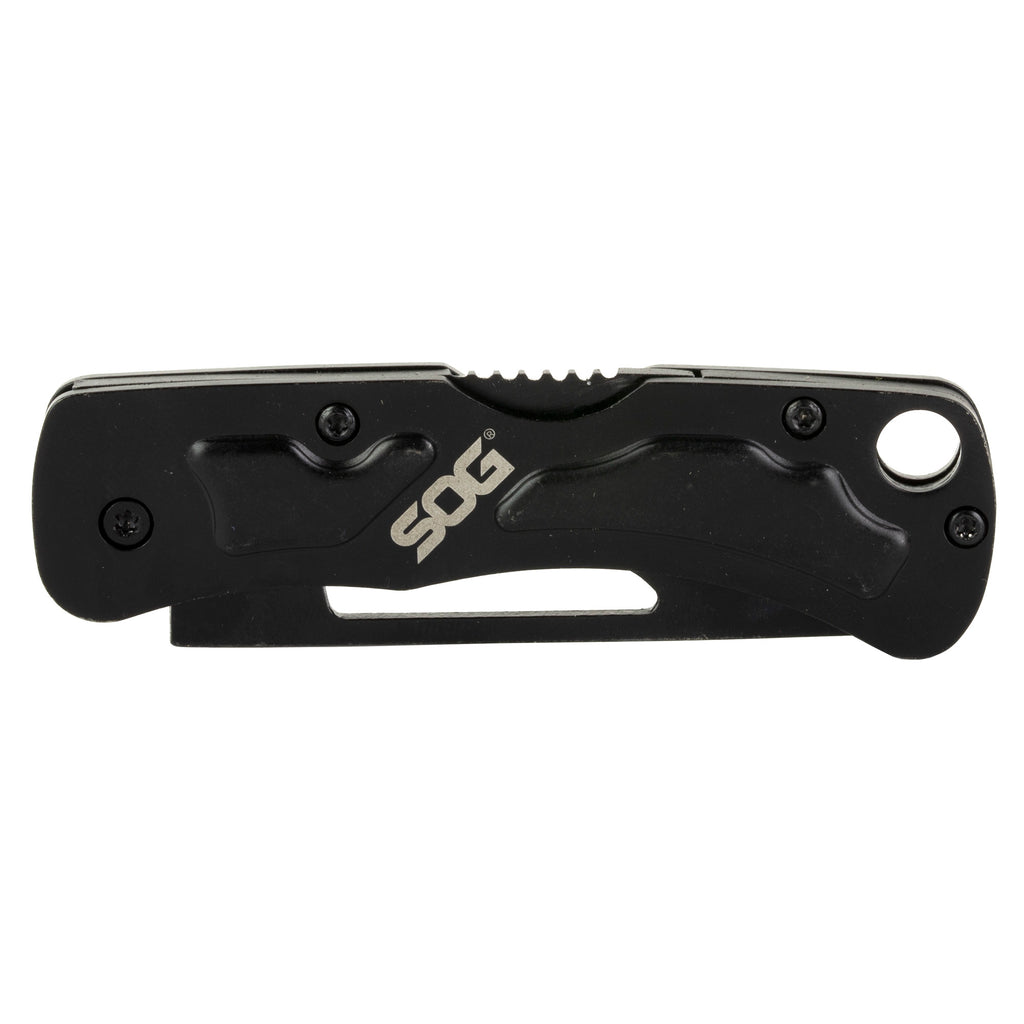SOG Knives & Tools Centi II Folding Knife with 2.1-Inch AUS 8 Steel Blade, Black
