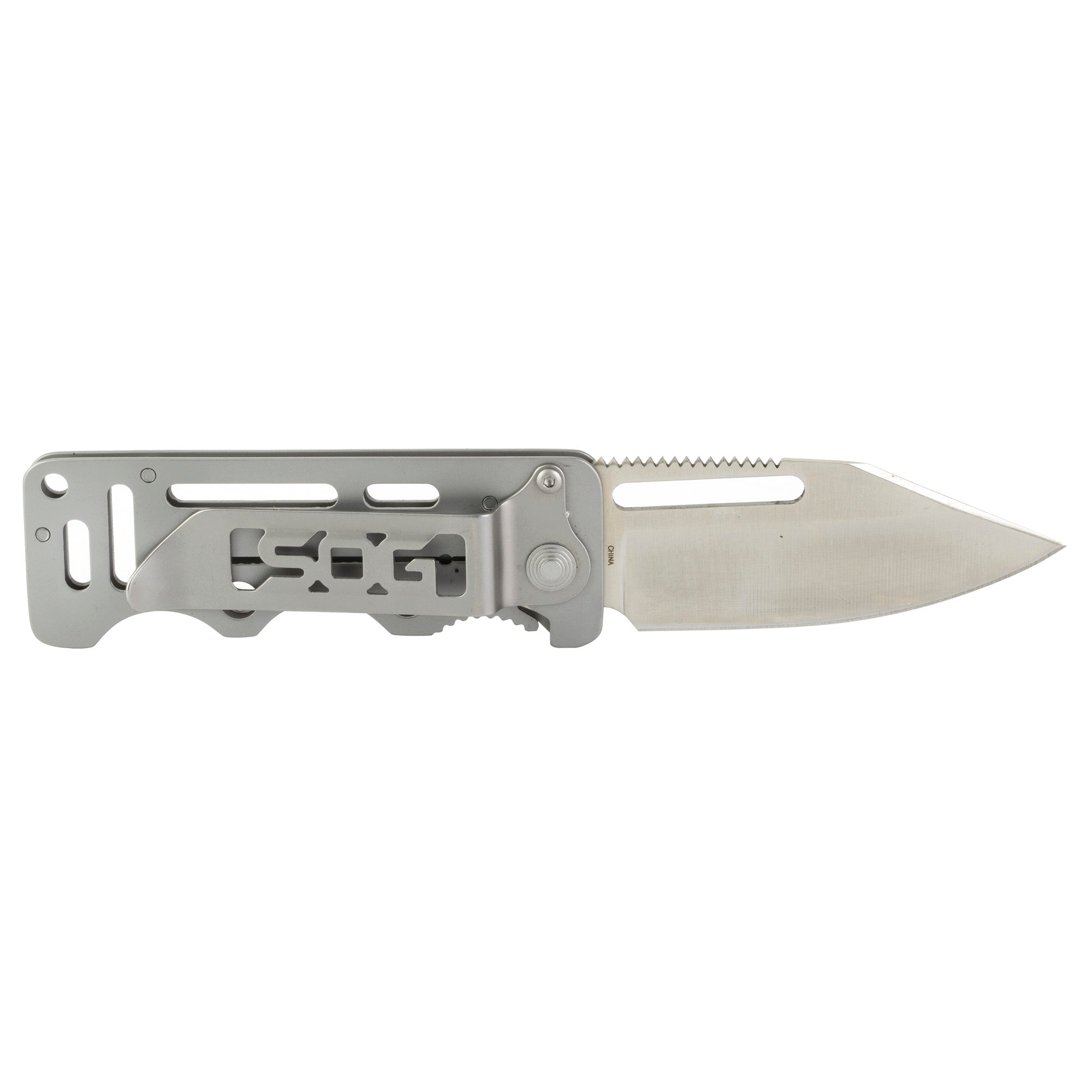 SOG Knives & Tools Cash Card Satin Folding Knife - 2.75 Inch Blade