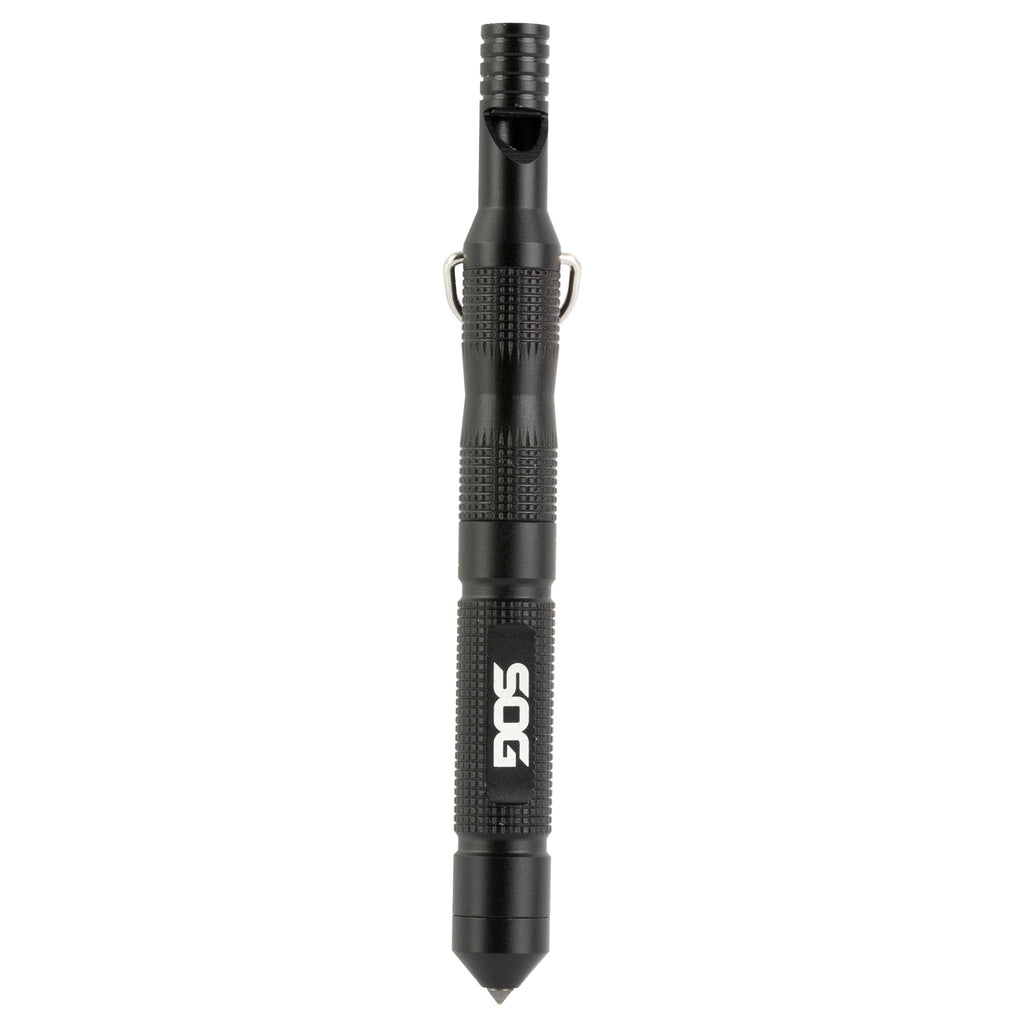 SOG Flint Fire Starter and Survival Tool - Compact Black Emergency Kit