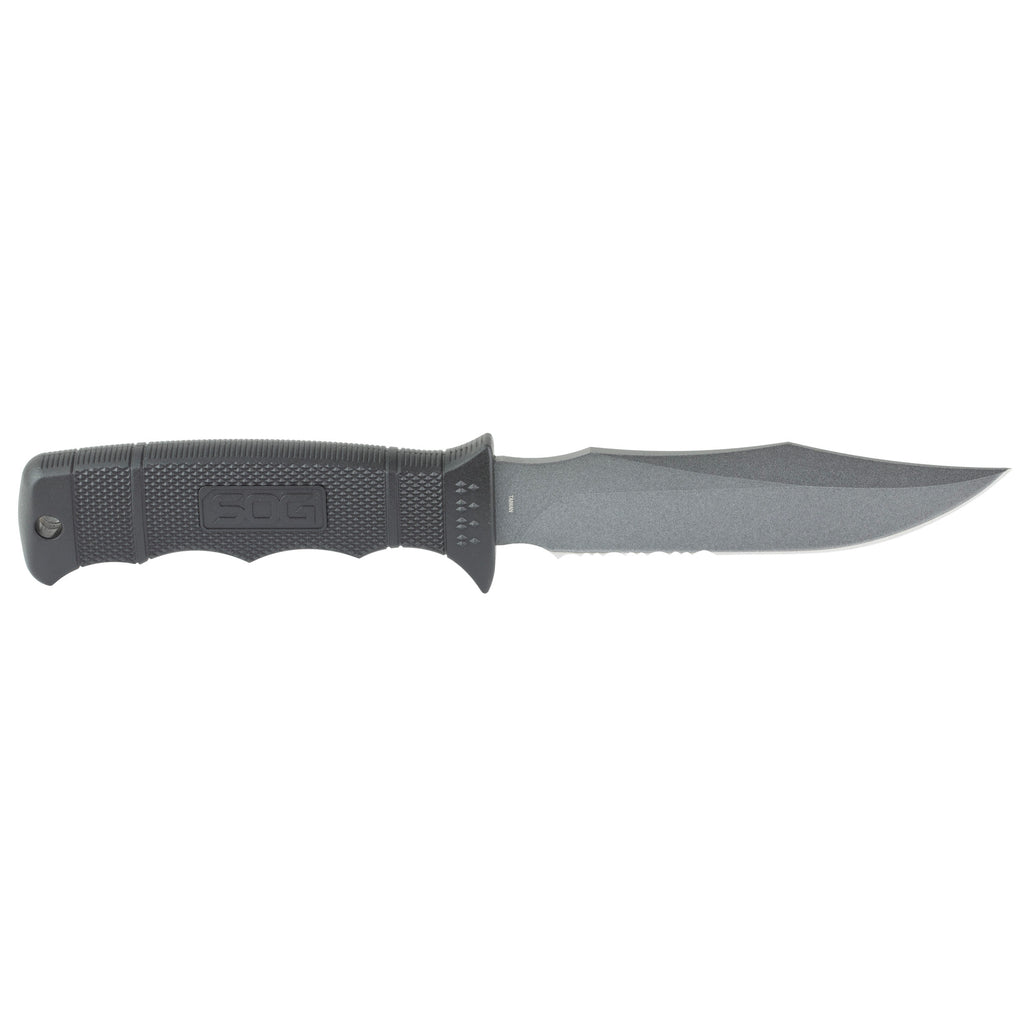 SOG Knives & Tools Seal Pup Fixed Blade Knife with Nylon Sheath, 4.75 inches, Black