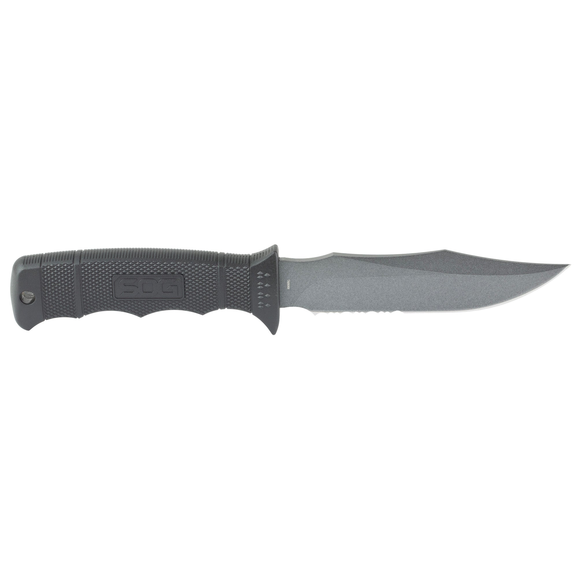 SOG Knives & Tools Seal Pup Fixed Blade Knife with Nylon Sheath, 4.75 inches, Black
