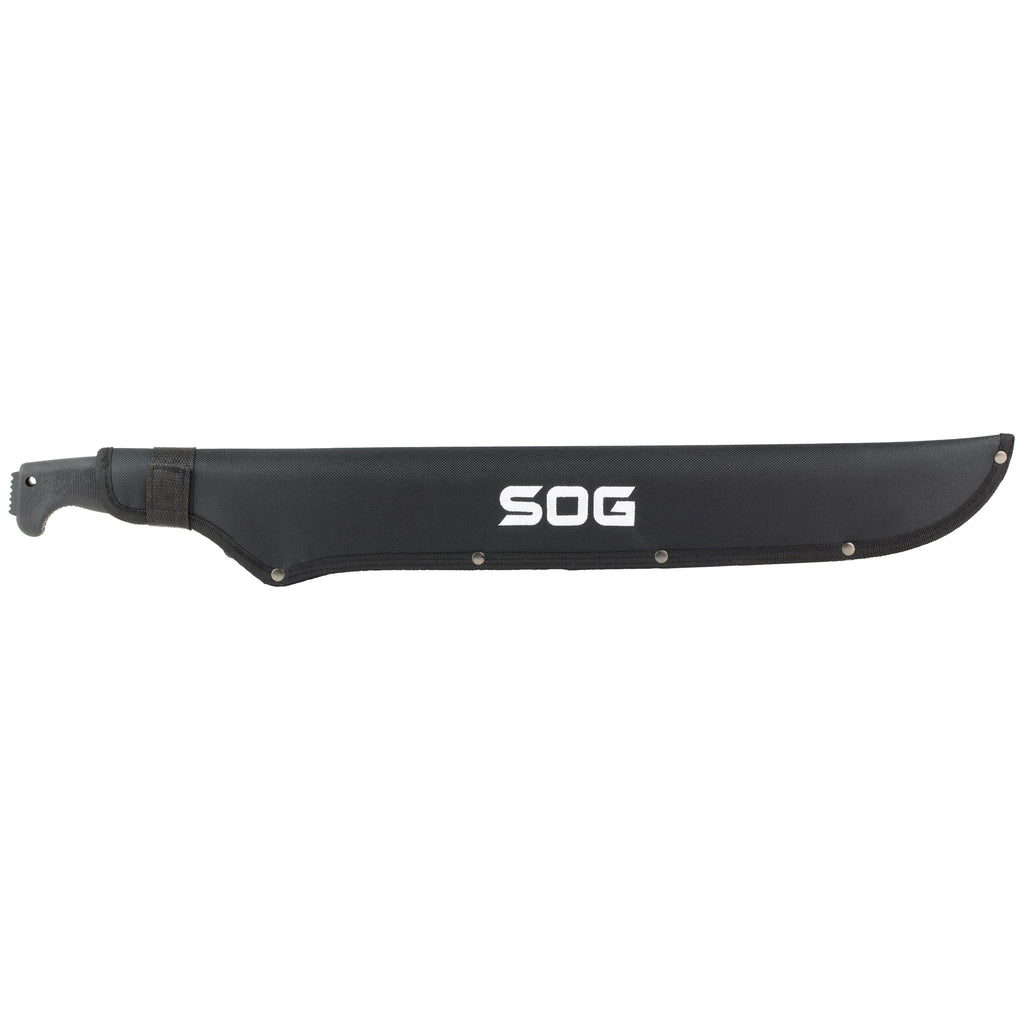 SOG SOGfari Machete 18-Inch with Saw Back and Textured Handle