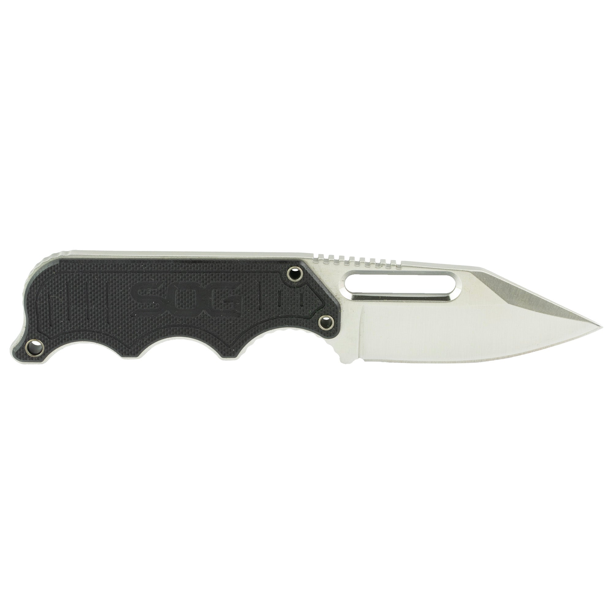 SOG Knives & Tools Instinct Fixed Blade Knife – 2.3-Inch with Black Handle and Sheath