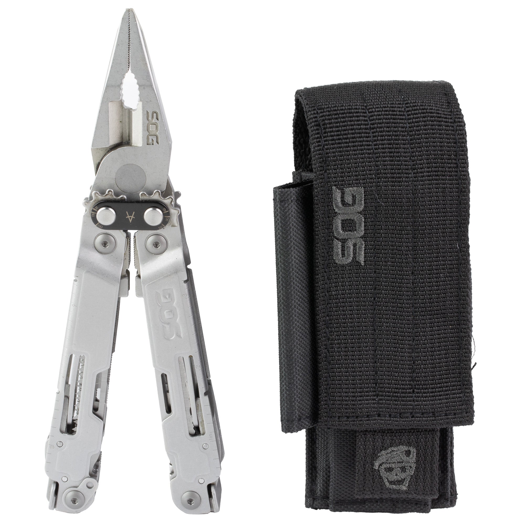SOG PowerAccess Deluxe Multi-Tool with 21 Tools and Hex Bit Kit in Silver