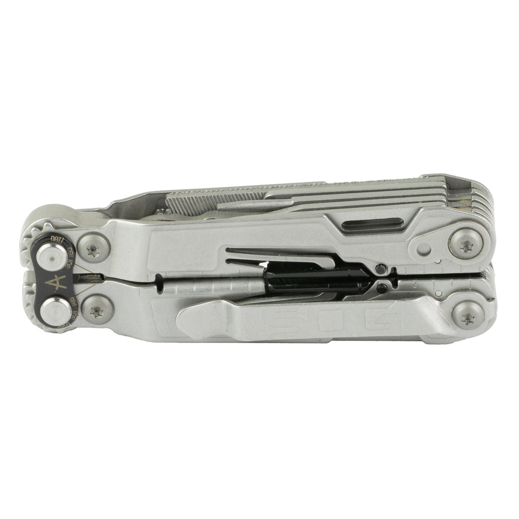 SOG PowerPint Multi-Tool with Bead Blast Finish and Sheath - Compact 18-in-1 Utility Tool