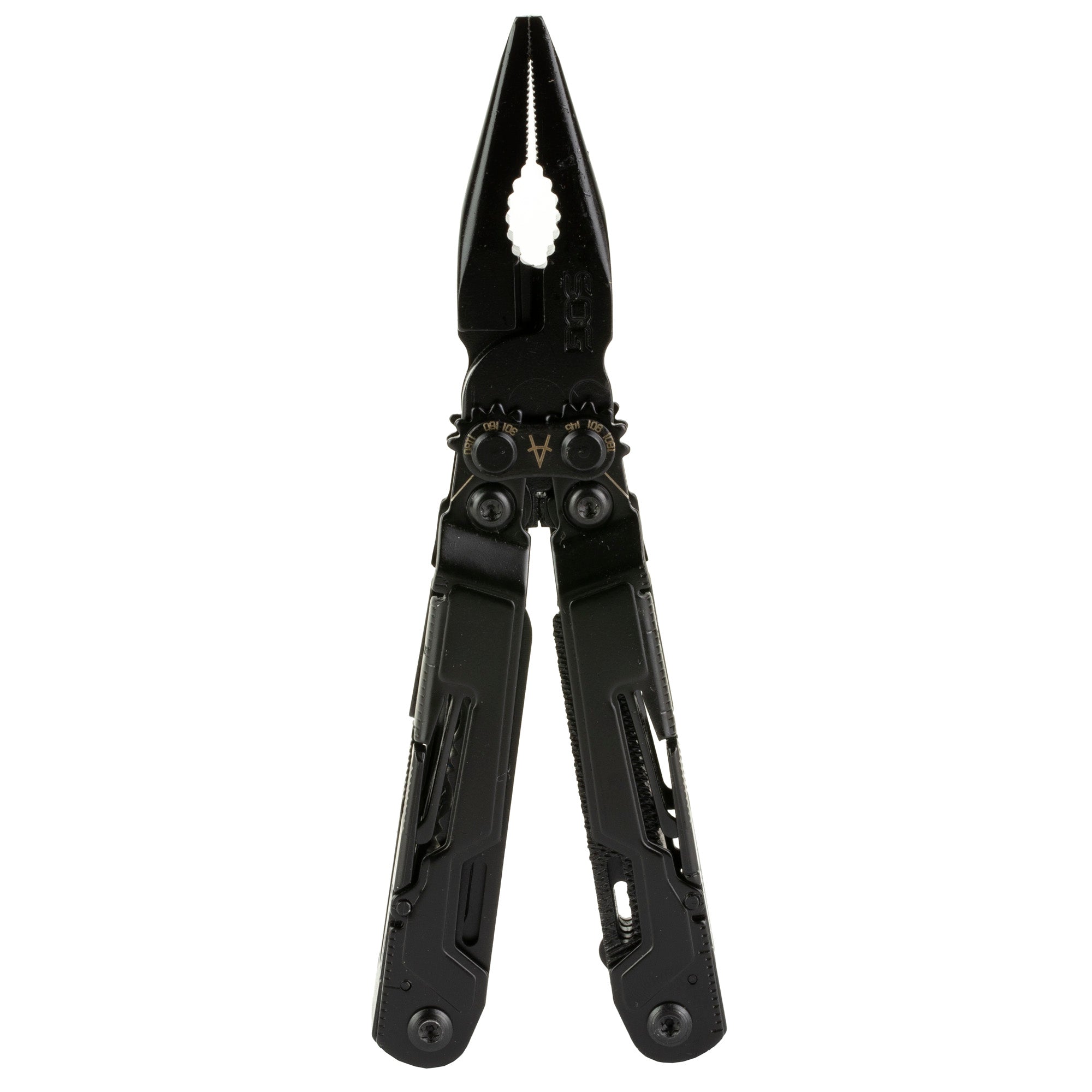SOG PowerPint Black Multi-Tool with 18 Tools and Magnetic Hex Bit Holder
