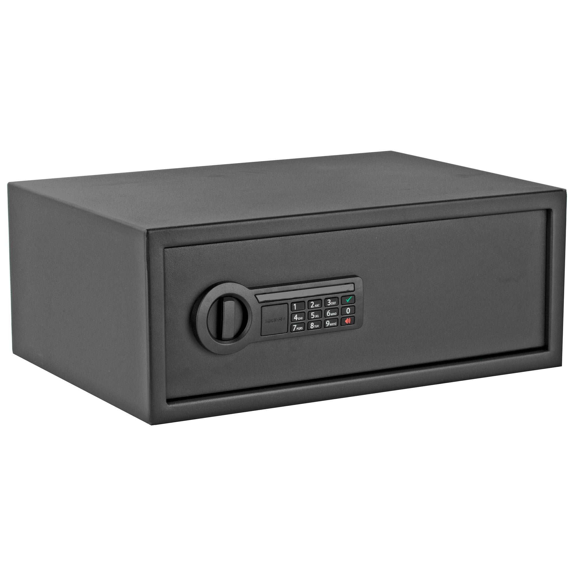 Stack-On PS-1808-E Personal Safe with Electronic Lock - Secure Laptop and Valuables in Black