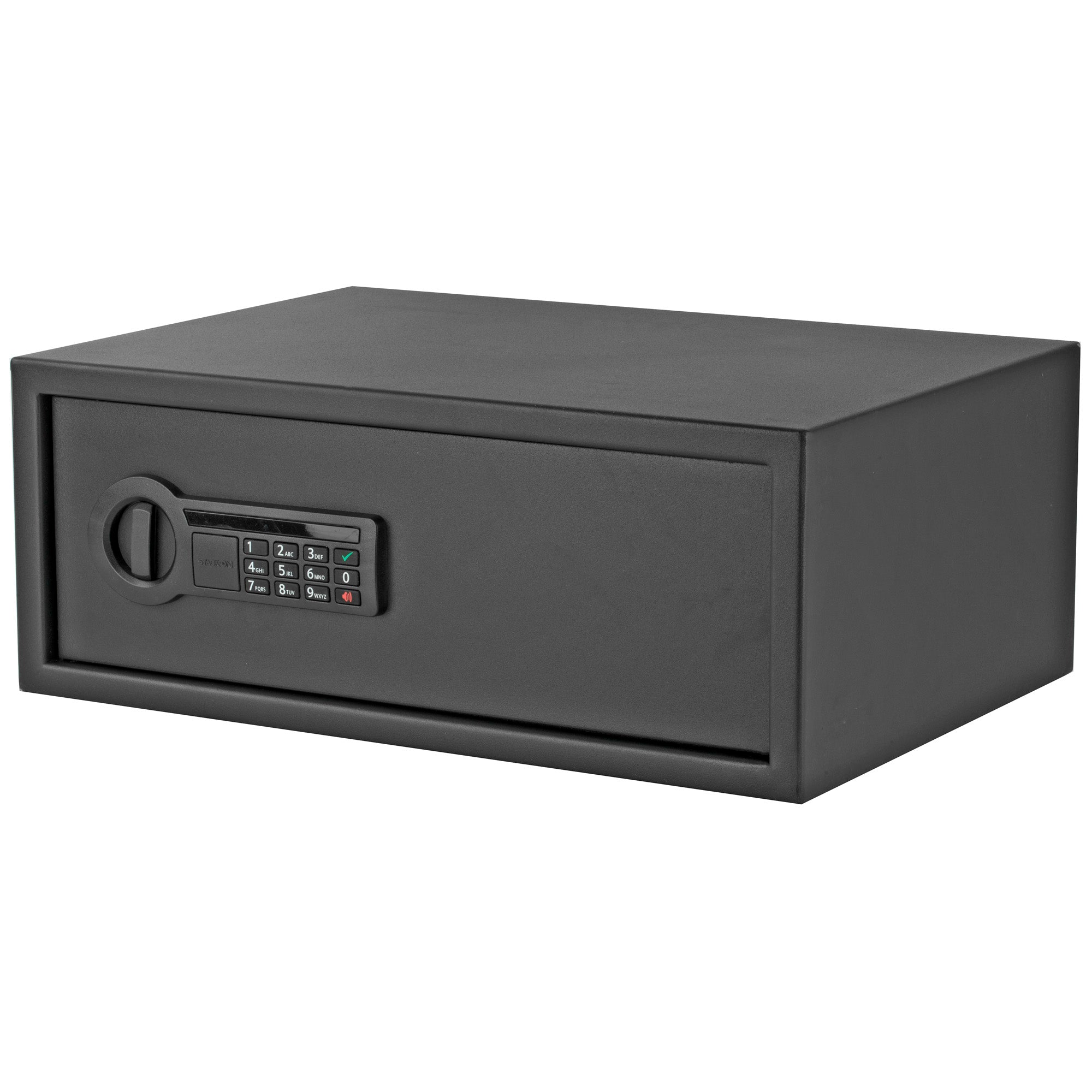 Stack-On PS-1808-E Personal Safe with Electronic Lock - Secure Laptop and Valuables in Black